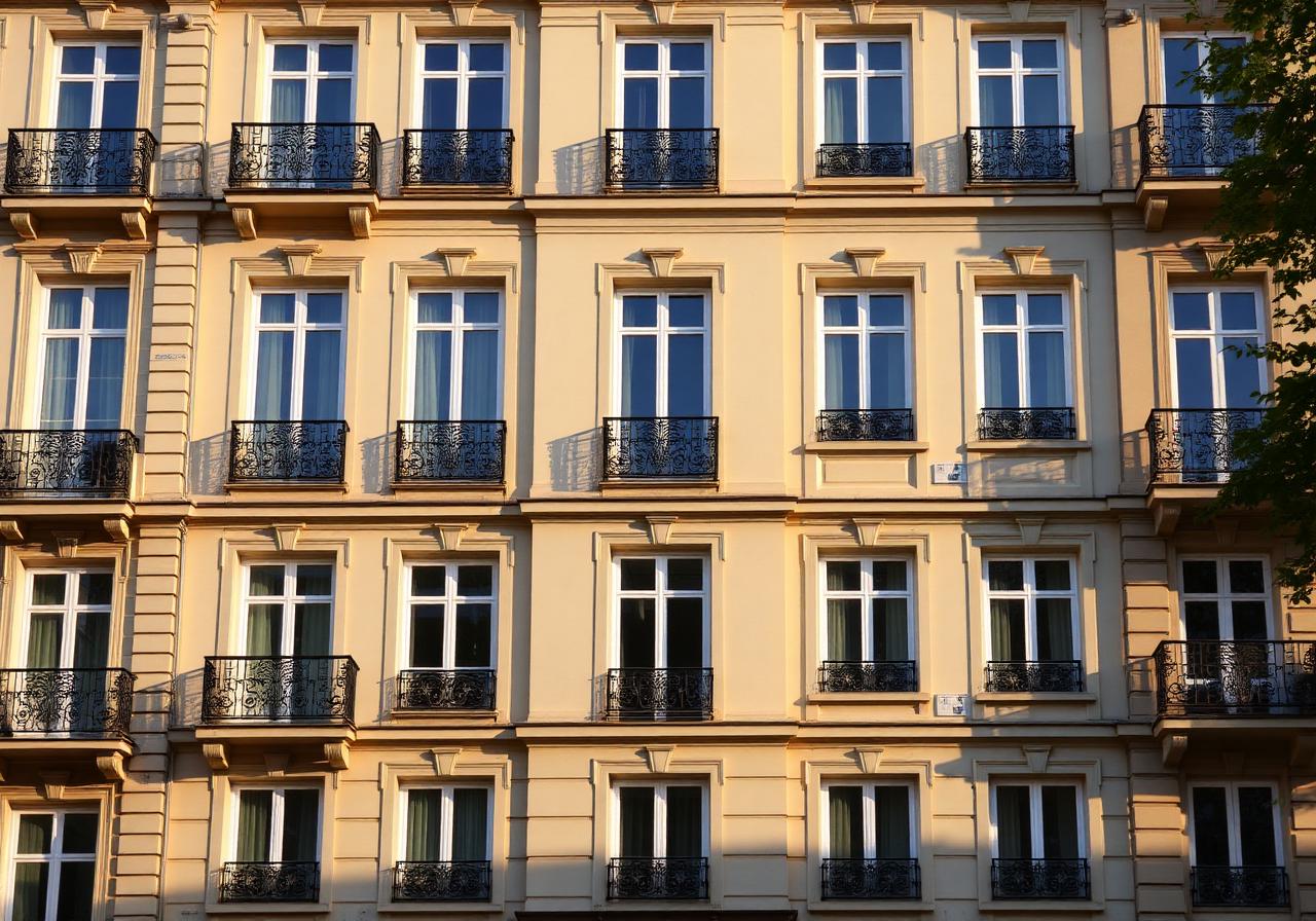 Façade d'immeuble bruxellois