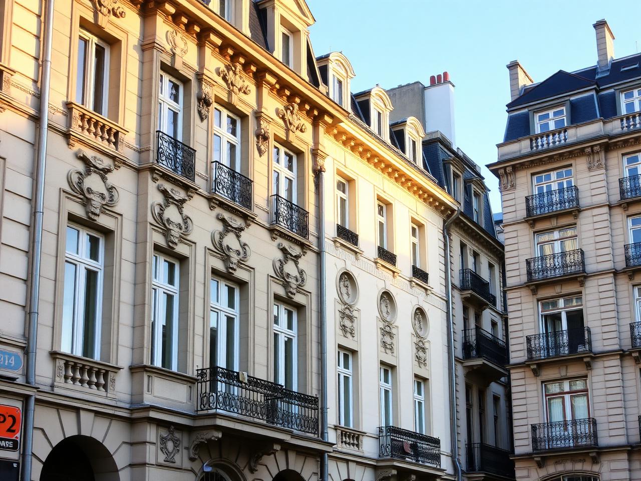 Façade d'immeuble bruxellois